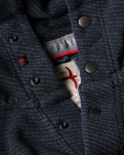 French Twill Hoodie | Navy Marl