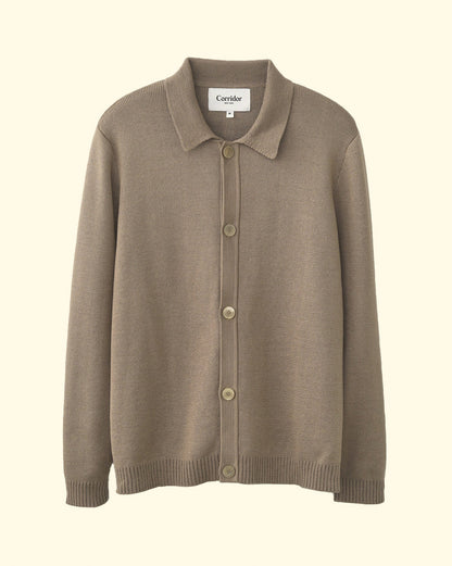 Buttondown Sweater | Camel