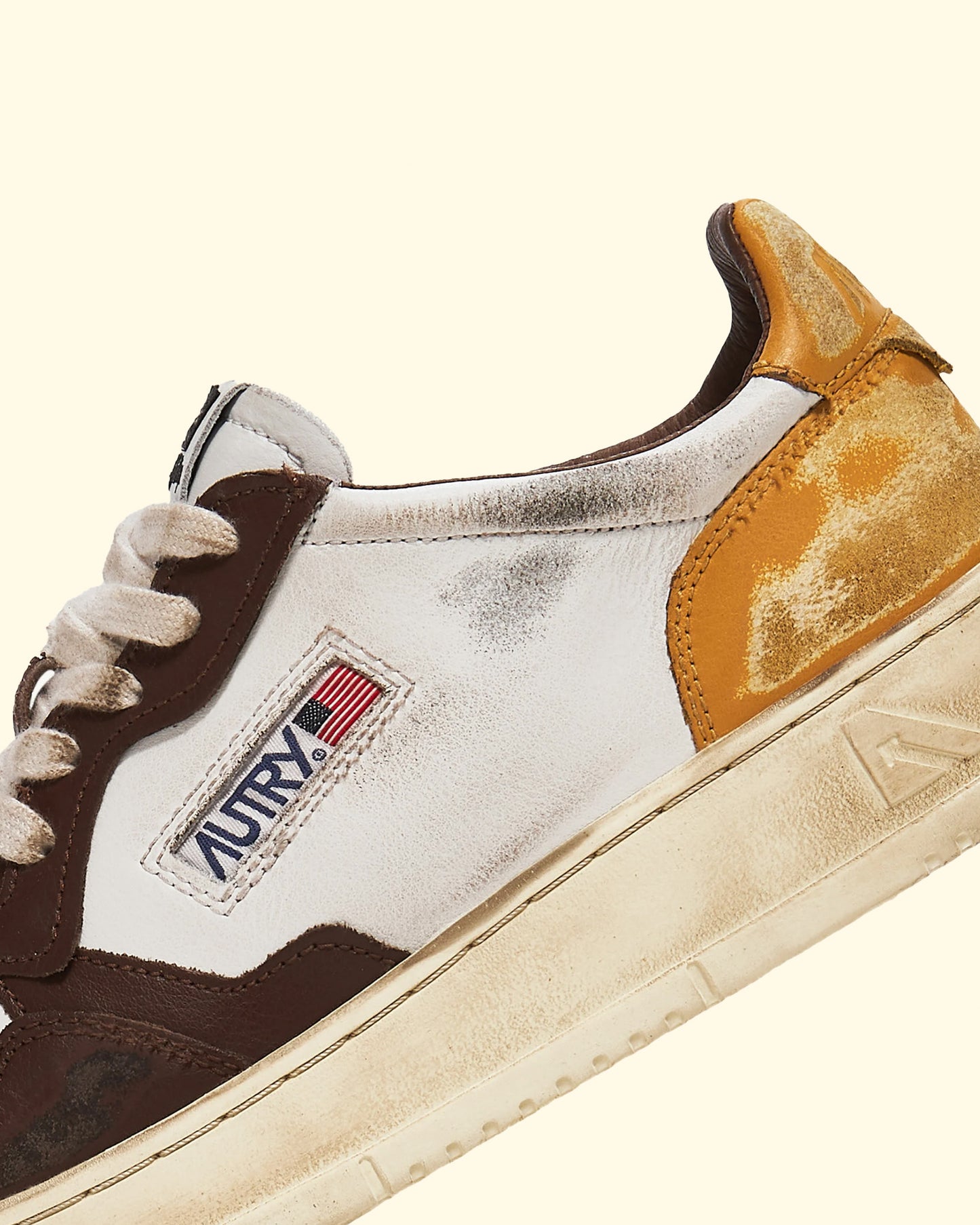 Medalist Low Super Vintage | Leather Wht Brown Honey