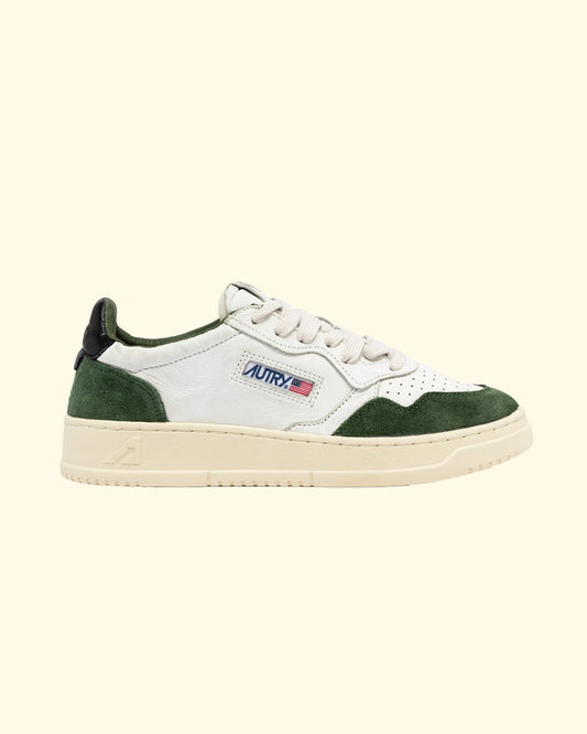 Medalist Low | Goat Suede Military Green