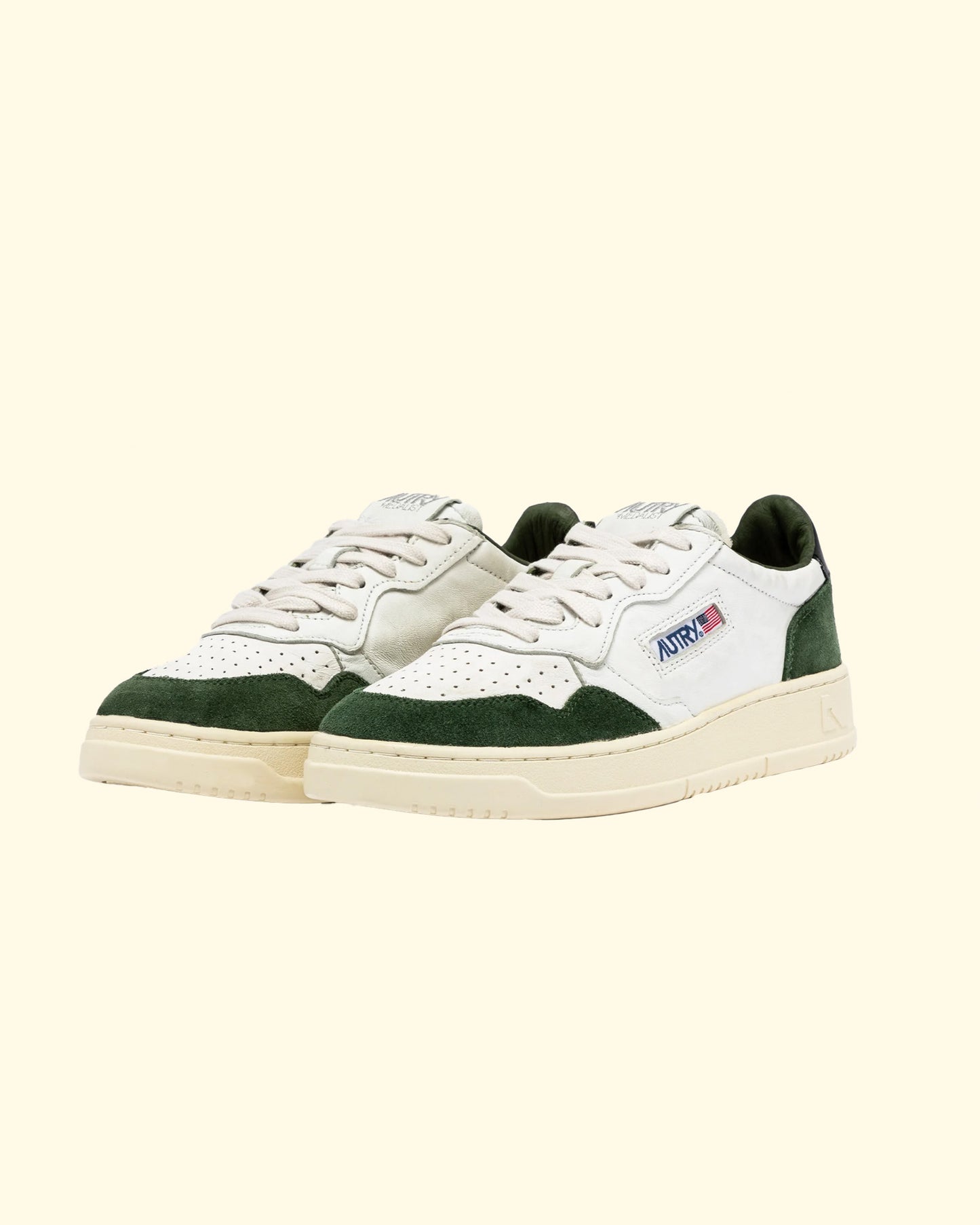 Medalist Low | Goat Suede Military Green