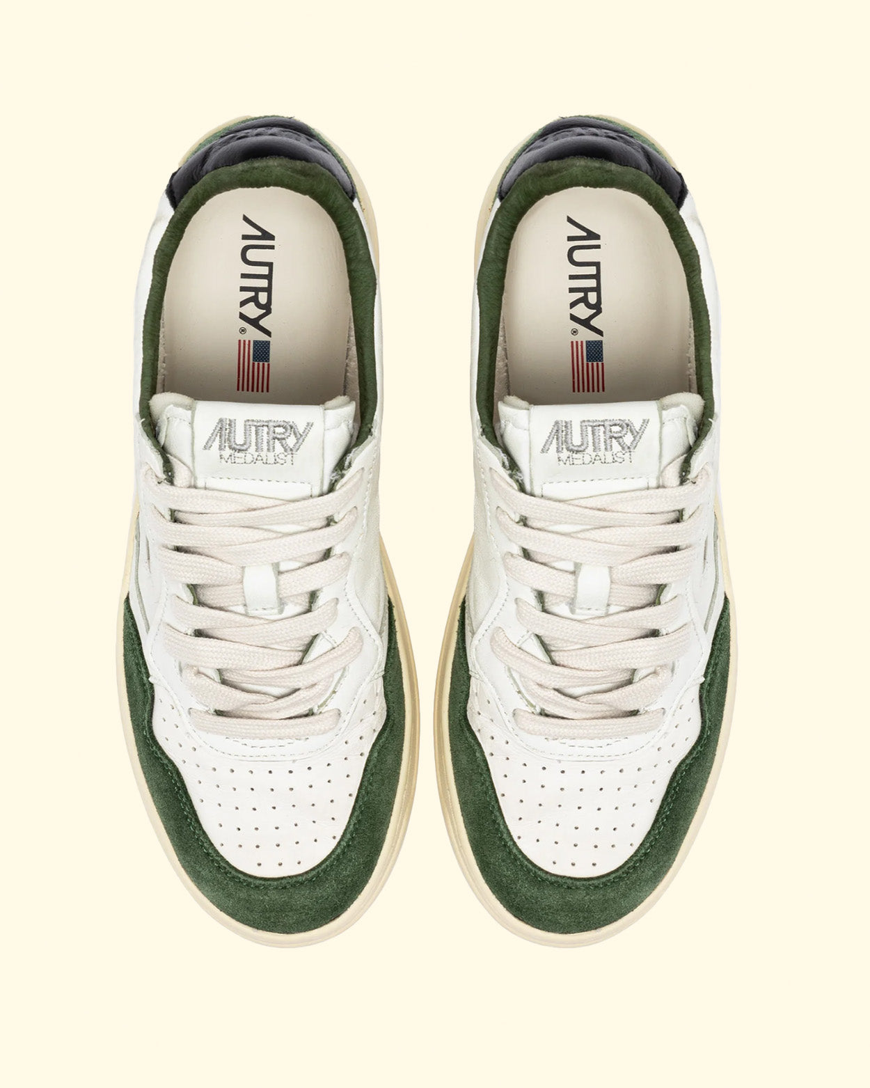 Medalist Low | Goat Suede Military Green