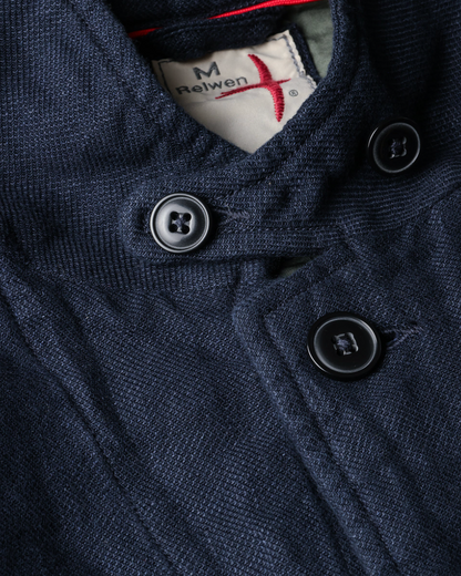 Tropical Trap Blazer | Navy Hopsack