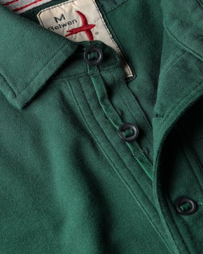 Pique Slot Polo | Dk Forest