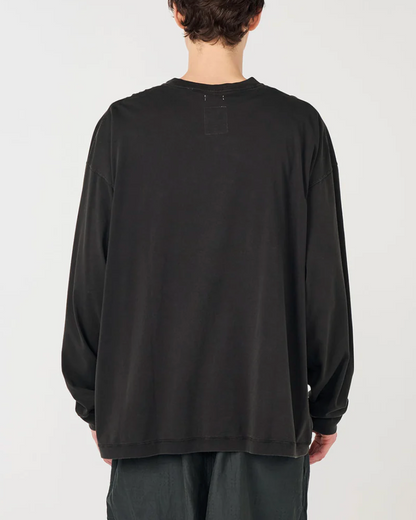 OOAL L/S Pocket Tee | Charcoal