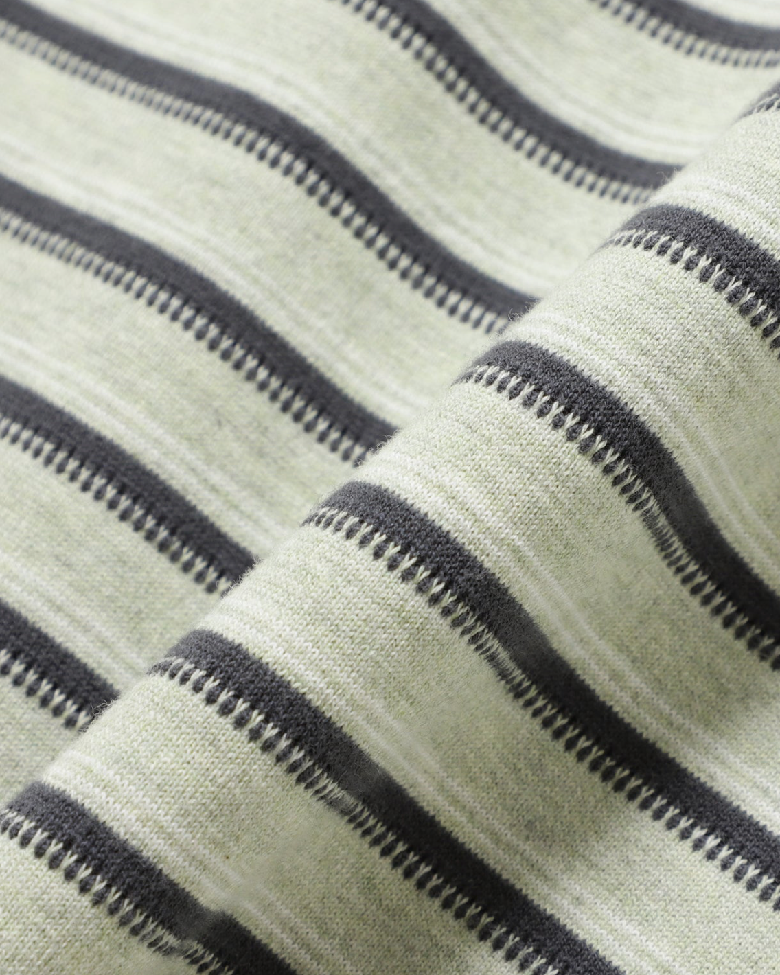 Tucker Striped Tee | Sage