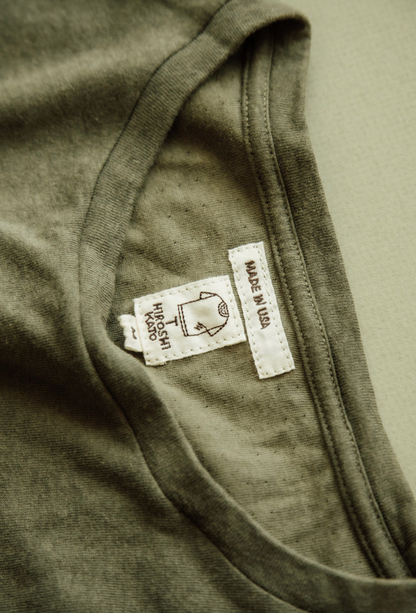 Drill Double Knit Crewneck | Military Green