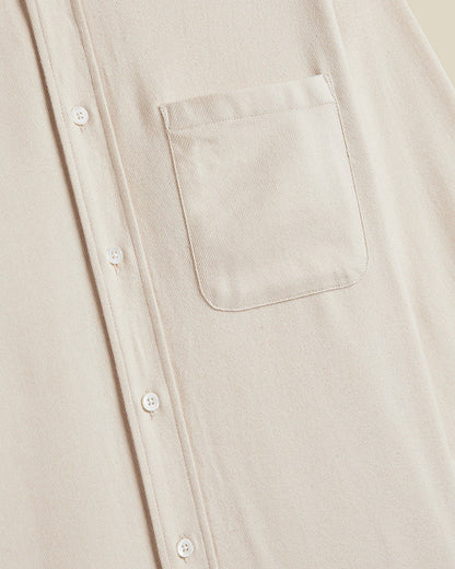 Teca Flannel Shirt | Ecru