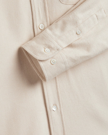 Teca Flannel Shirt | Ecru