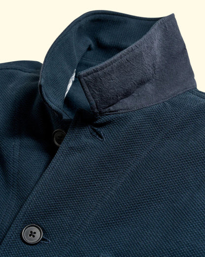 Pique Chore Jacket | Carbon Blue