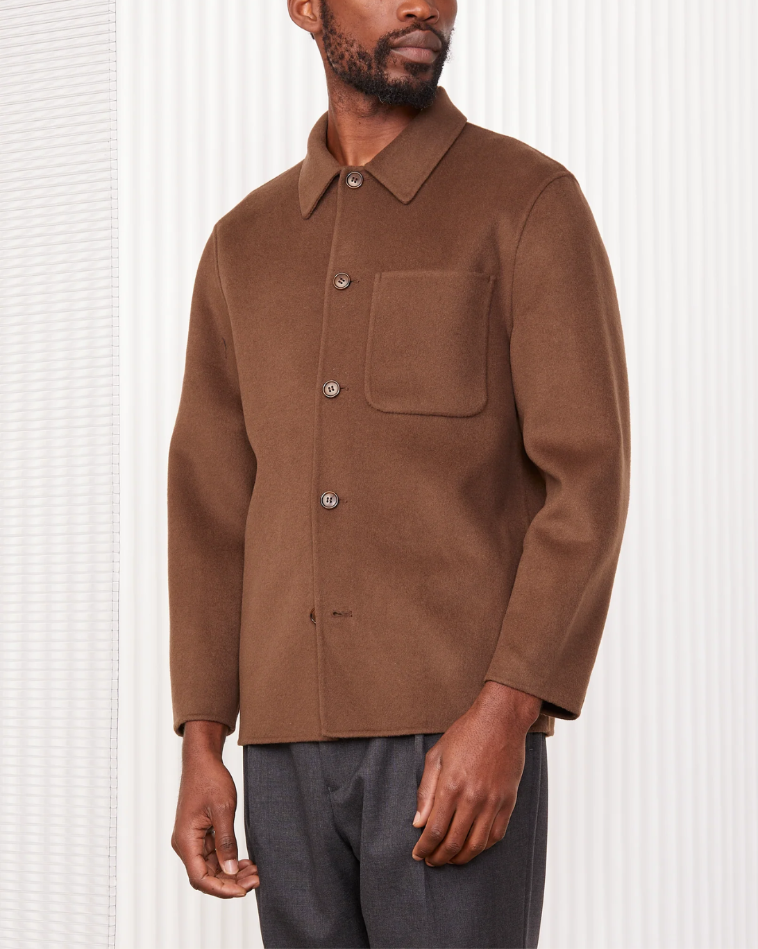 Hamilton Double Split Wool | Iced Coffee
