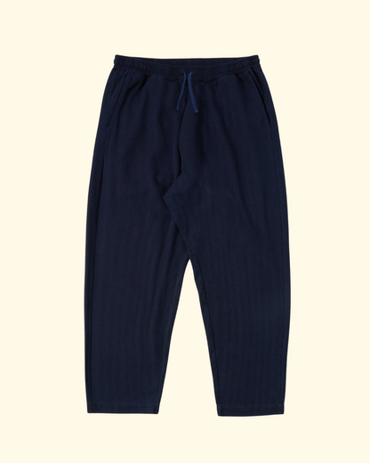 Braga Herringbone Pant | Indigo