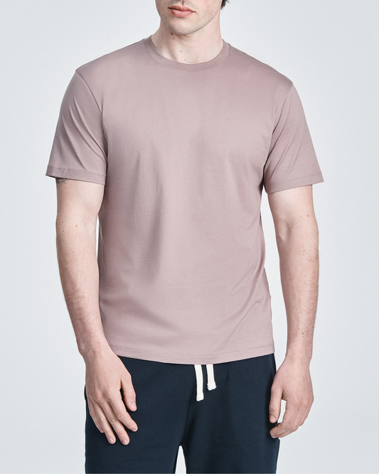 Crew Neck T Shirt | Elderberry