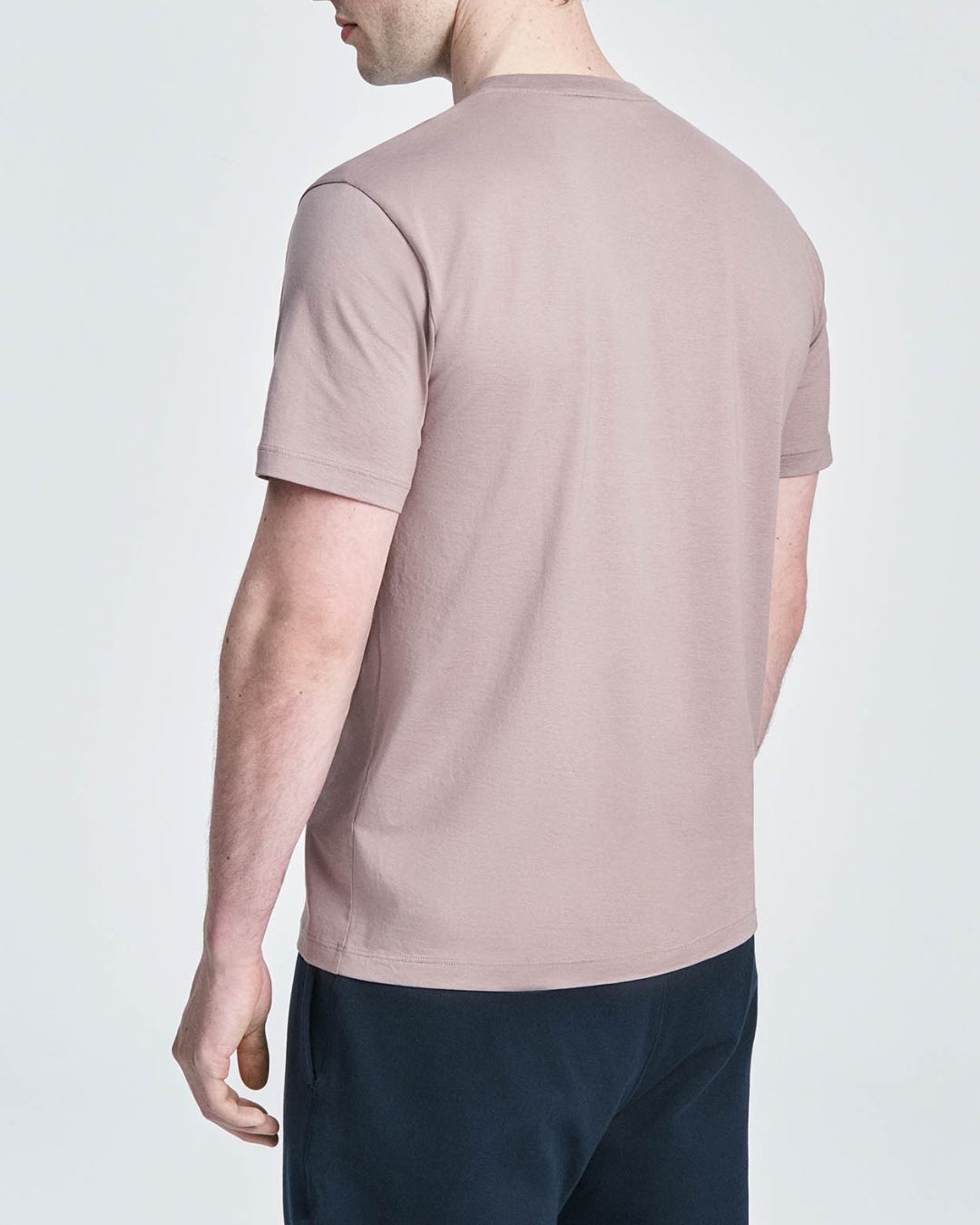 Crew Neck T Shirt | Elderberry
