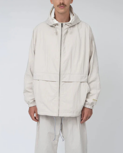 Reversible Hooded Jacket | Beige