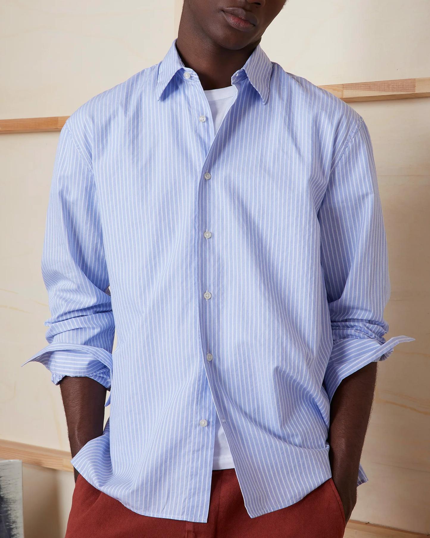 Gad Shirt | Blue/White