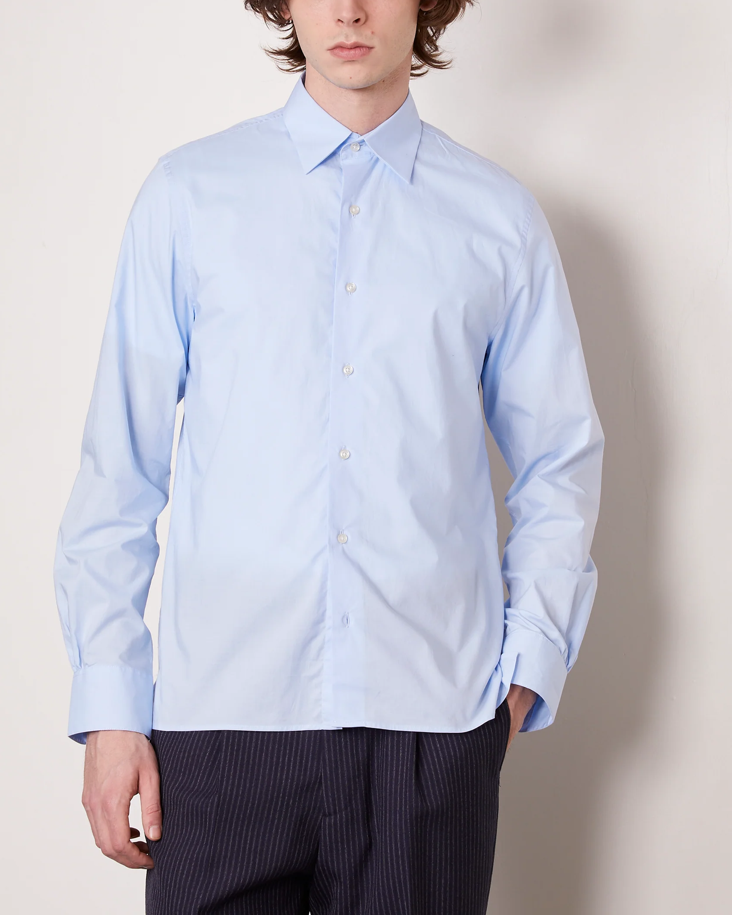 Eloi Poplin Shirt | Blue