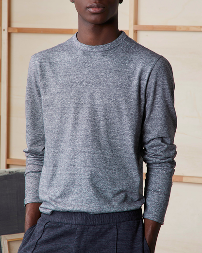 Long Sleeve Knit | Heather Grey