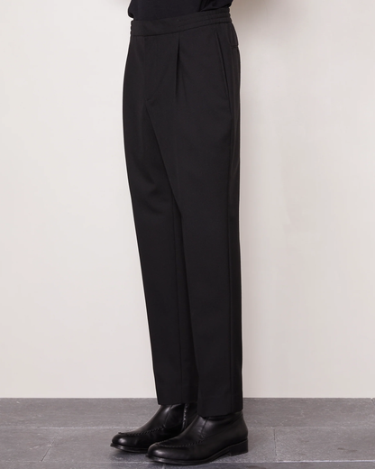 Drew Italian Wool Pant | Black