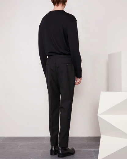 Drew Italian Wool Pant | Black