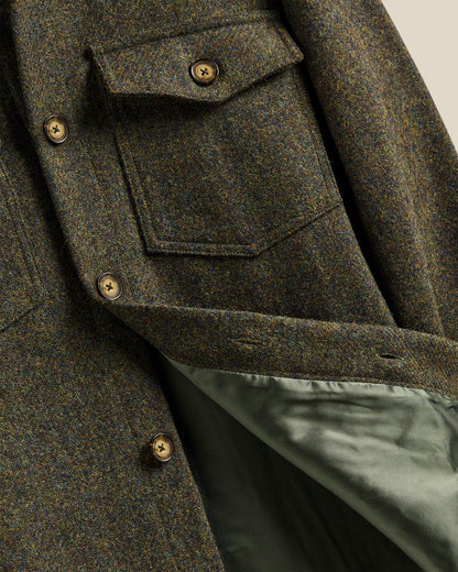 Wool Field Overshirt | Forest
