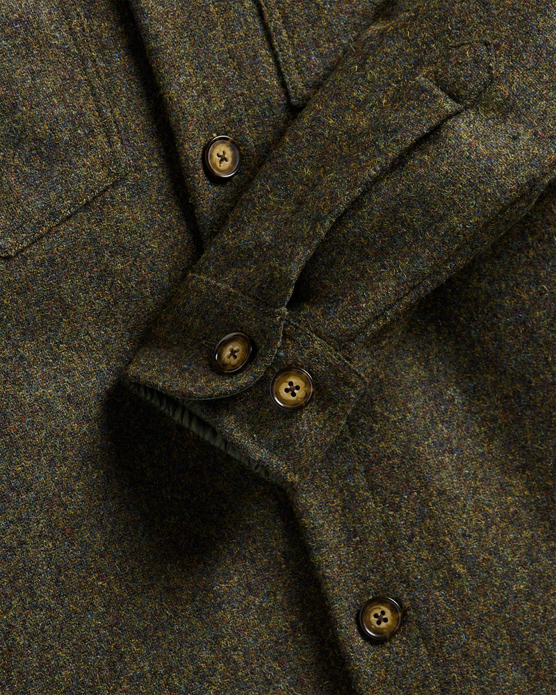 Wool Field Overshirt | Forest