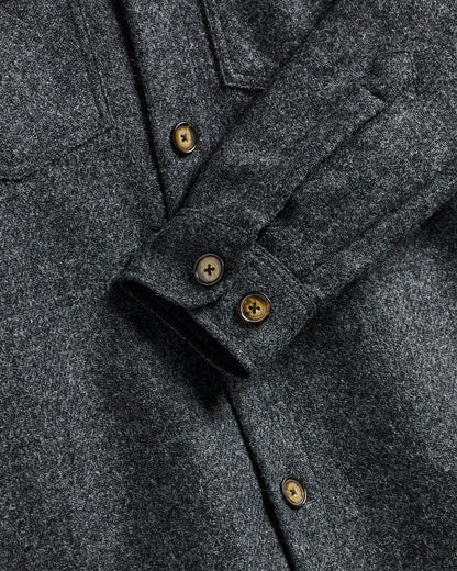 Wool Field Overshirt | Grey