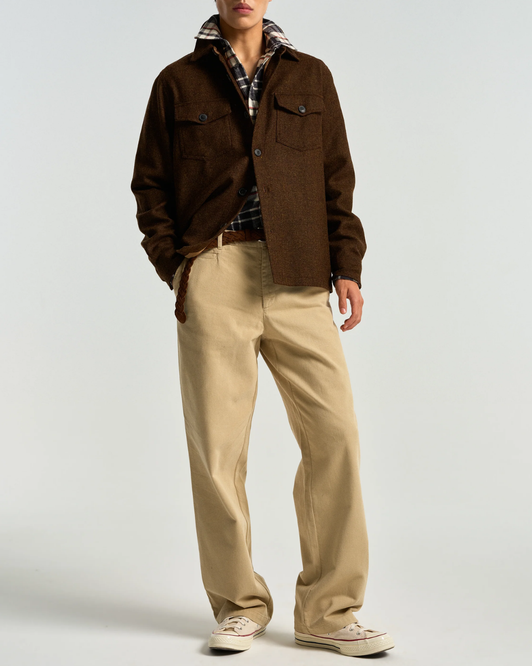 Wool Field Overshirt | Bronze
