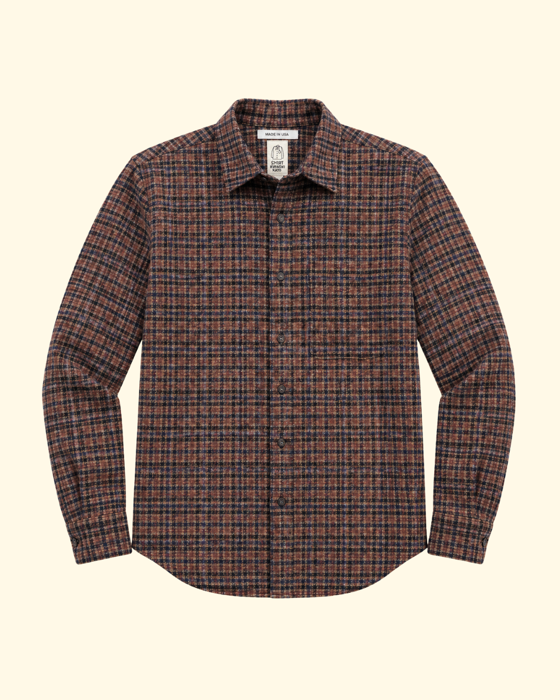 The Ripper Triple Twisted Plaid Shirt | Heritage Brown