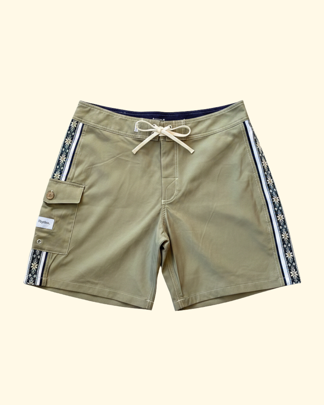 Panel Stripe Trunk | Olive