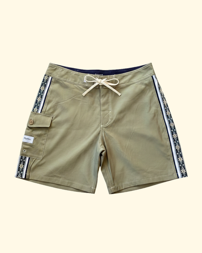 Panel Stripe Trunk | Olive