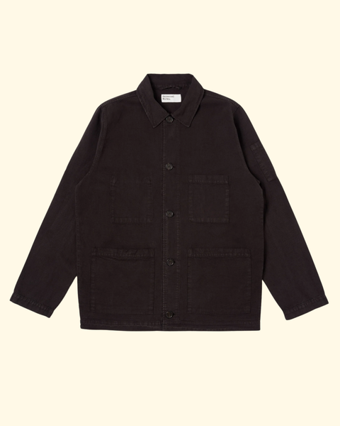 Lyo Linen Coverall Jacket | Licorice – Wright's Men