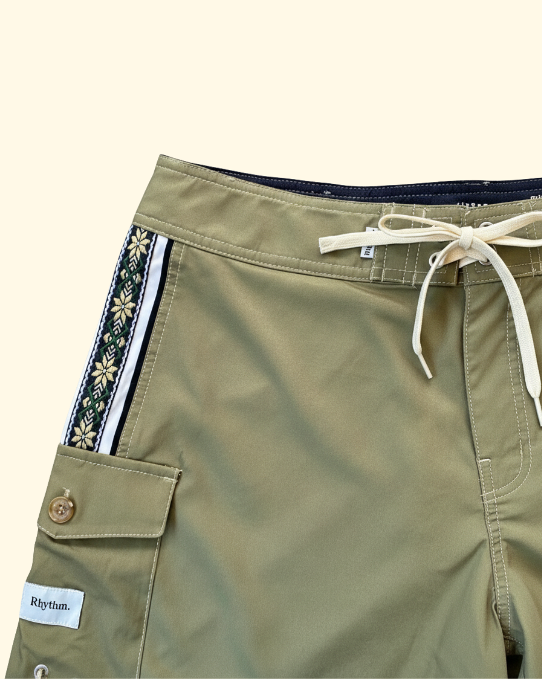 Panel Stripe Trunk | Olive
