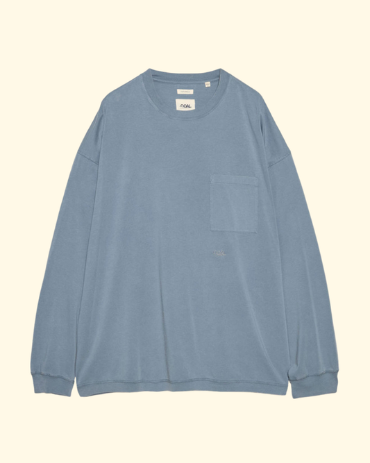 OOAL L/S Pocket Tee | Blue Gray
