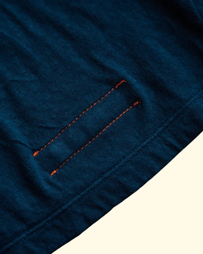 Drill Double Knit Crewneck | Navy