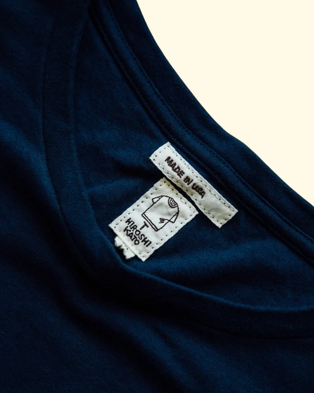 Drill Double Knit Crewneck | Navy