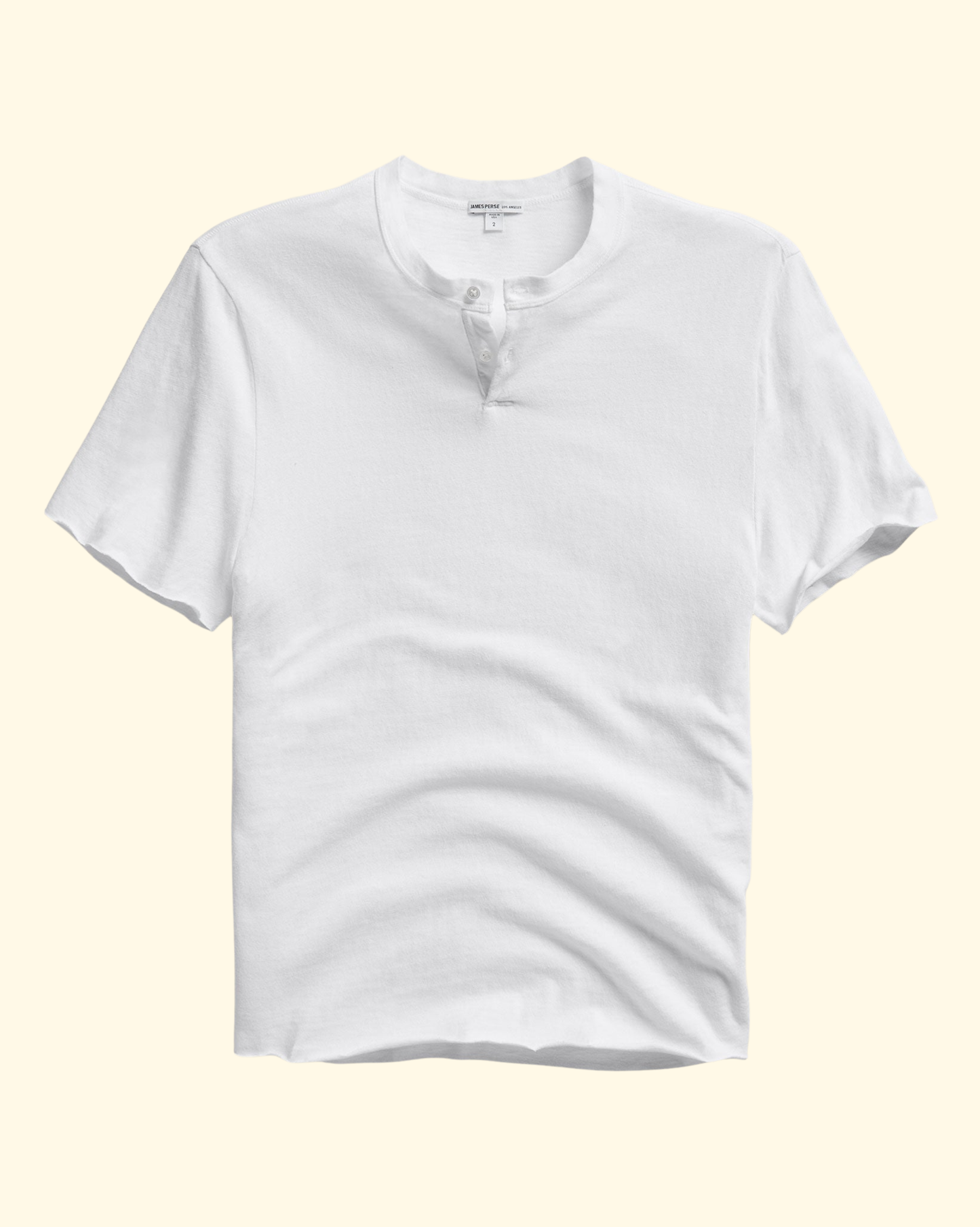 Slub SS Henley | White