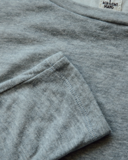 Knitted Drill Crewneck | Heather Gray