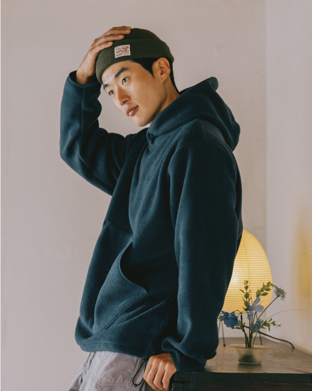 Sunrise Fleece Hoodie | Navy