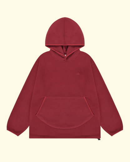 Sunrise Fleece Hoodie | Tomato