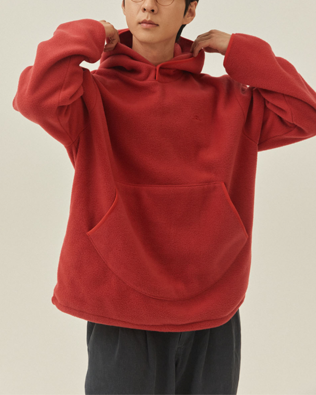 Sunrise Fleece Hoodie | Tomato