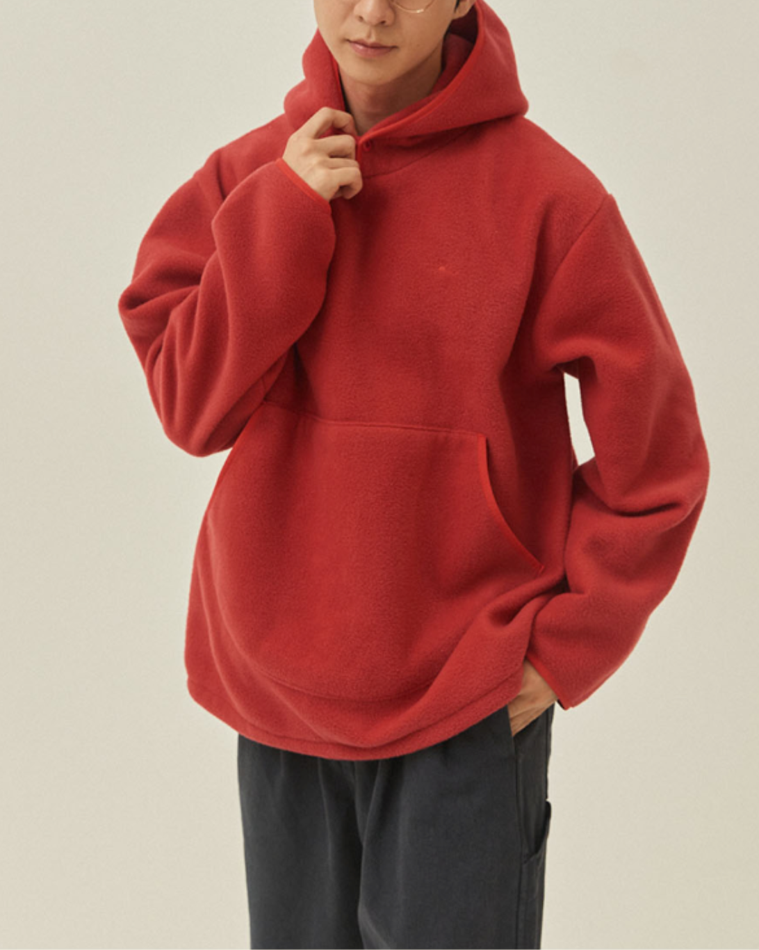 Sunrise Fleece Hoodie | Tomato