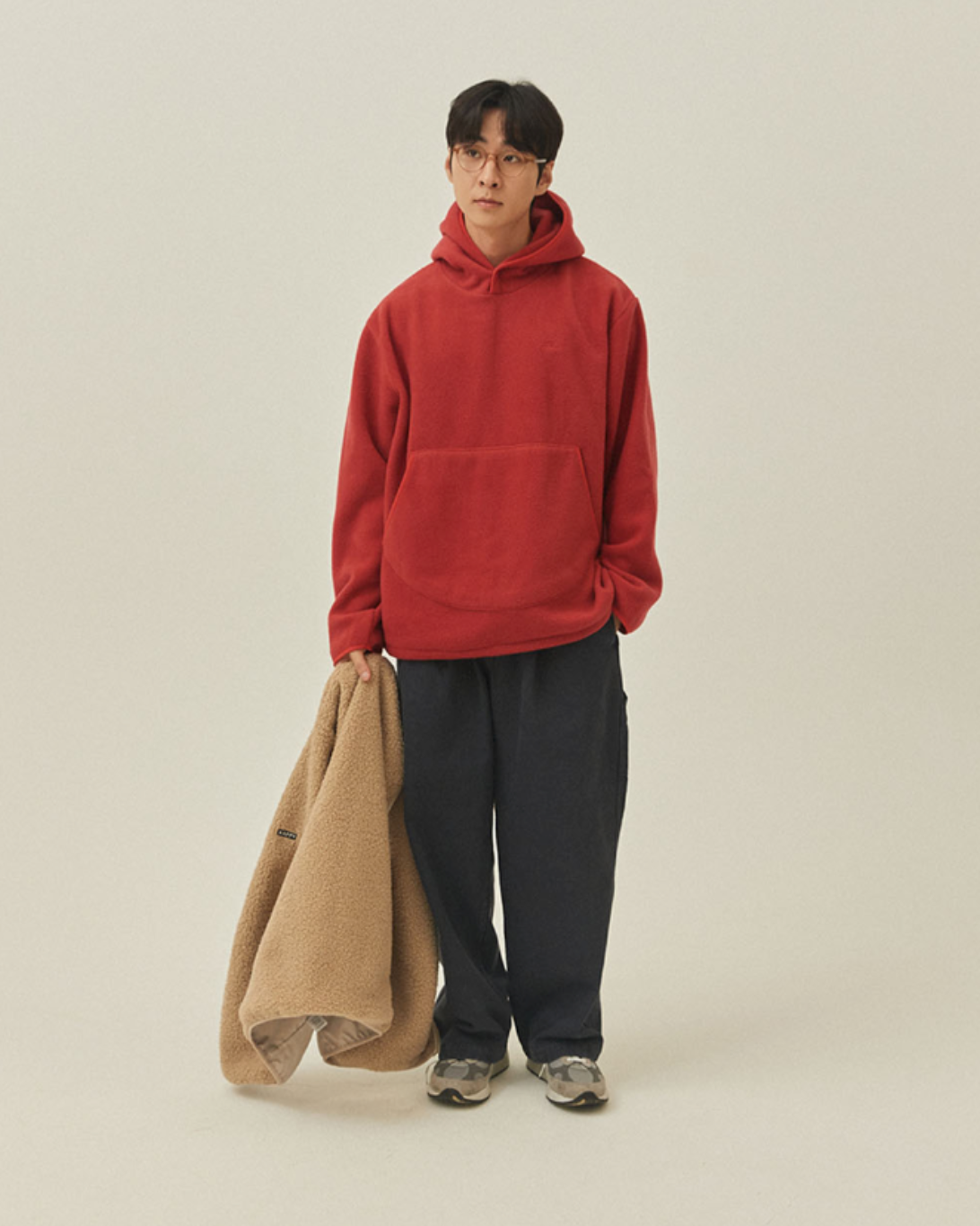 Sunrise Fleece Hoodie | Tomato