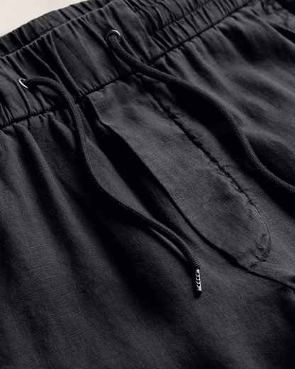 Relaxed Fit Linen Pant | Magma Pigment