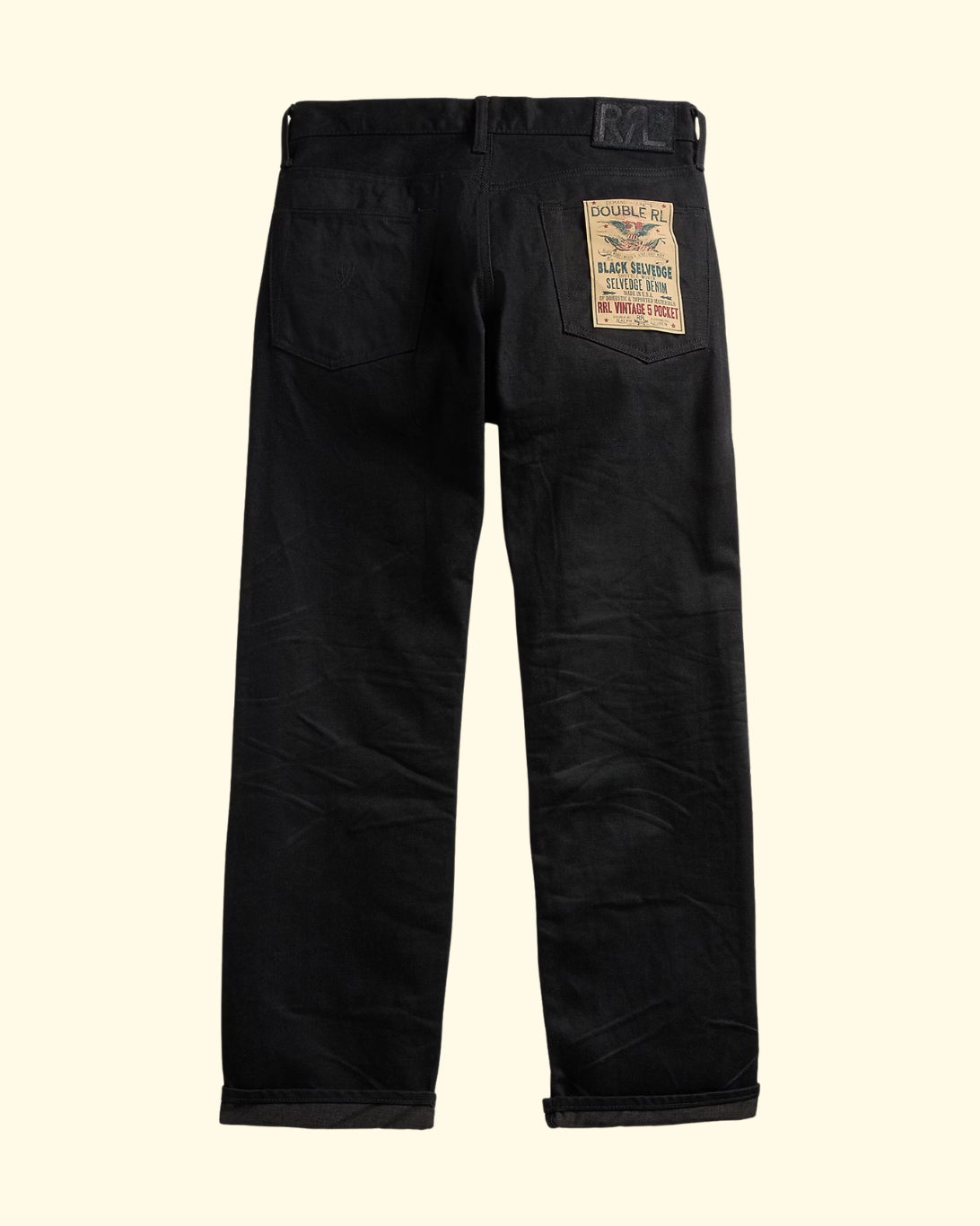 Straight Fit 5 Pocket Vintage Selvedge | Black