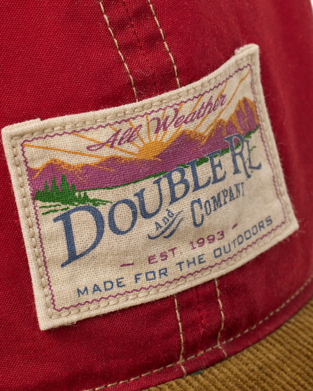 Double RL & Company Logo Hat | Vintage Red