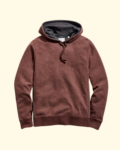 Rib Pullover Hoodie | Cinnamon