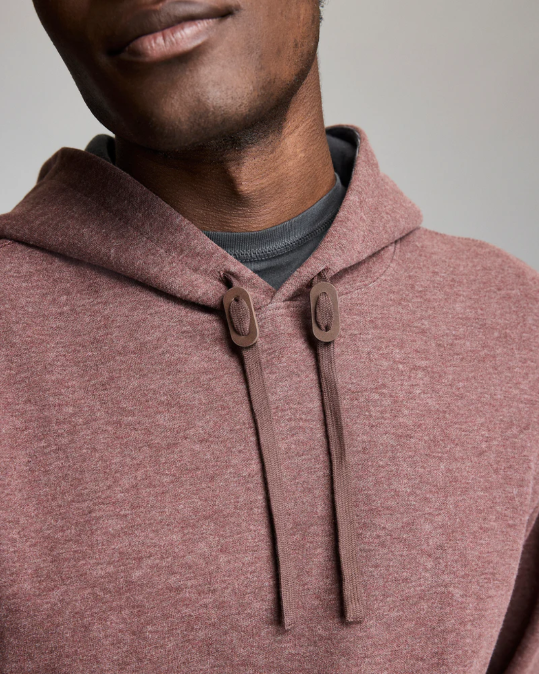 Rib Pullover Hoodie | Cinnamon