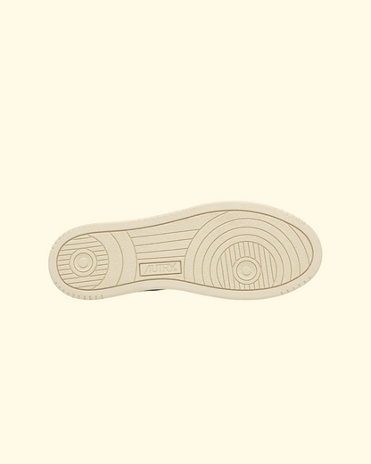 Medalist Low | White & Bottle Green