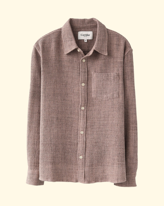 Pigment Dyed Waffle | Purple